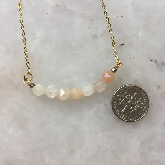 ❗️LAST❗️Rose Quartz 14K Gold Necklace - Picture 6 of 6